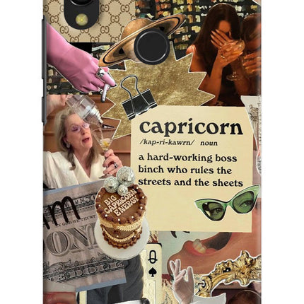 Capricorn Zodiac Redmi 7 Hard Case Back Cover by Casekaro