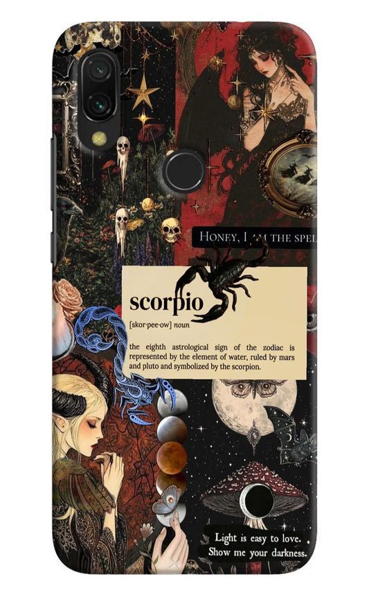 Scorpio Zodiac Redmi 7 Hard Case Back Cover by Casekaro