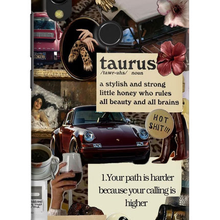 Taurus Zodiac Redmi 7 Hard Case Back Cover by Casekaro