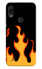 Fired Up – Black Redmi 7 Hard Case Back Cover by Casekaro