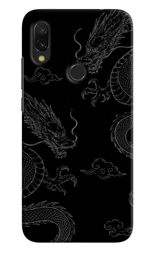 Twin Dragons Redmi 7 Hard Case Back Cover by Casekaro