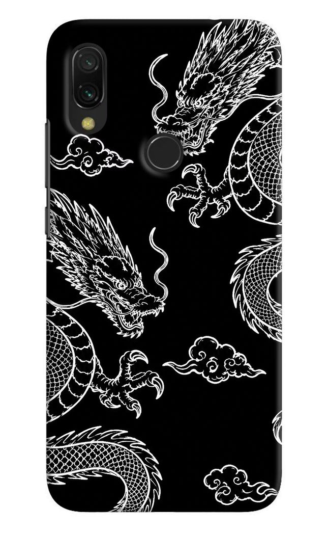 Twin Dragons Redmi 7 Hard Case Back Cover by Casekaro