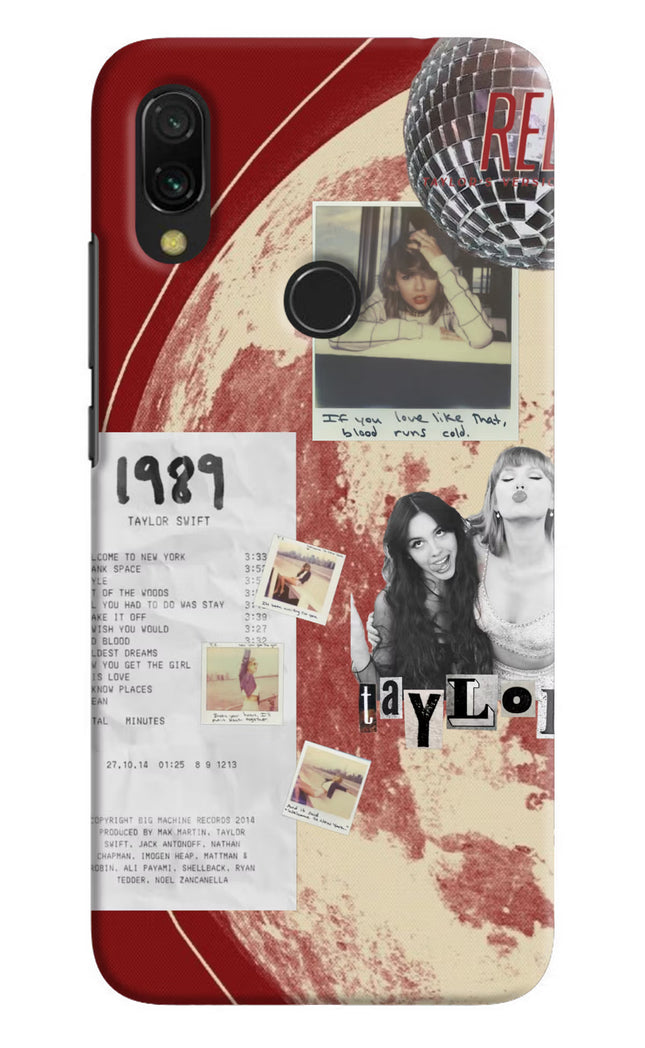 Taylor Swift Redmi 7 Hard Case Back Cover by Casekaro