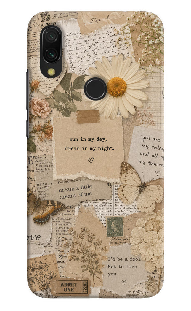 Vintage case Redmi 7 Hard Case Back Cover by Casekaro