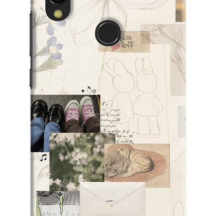 Soft Aesthetic Redmi 7 Hard Case Back Cover by Casekaro