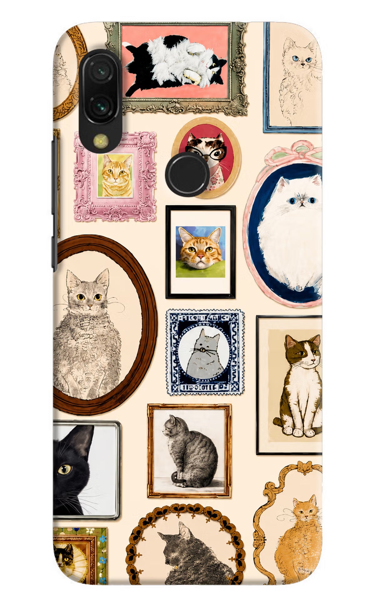 Mirror Cats Redmi 7 Back Cover