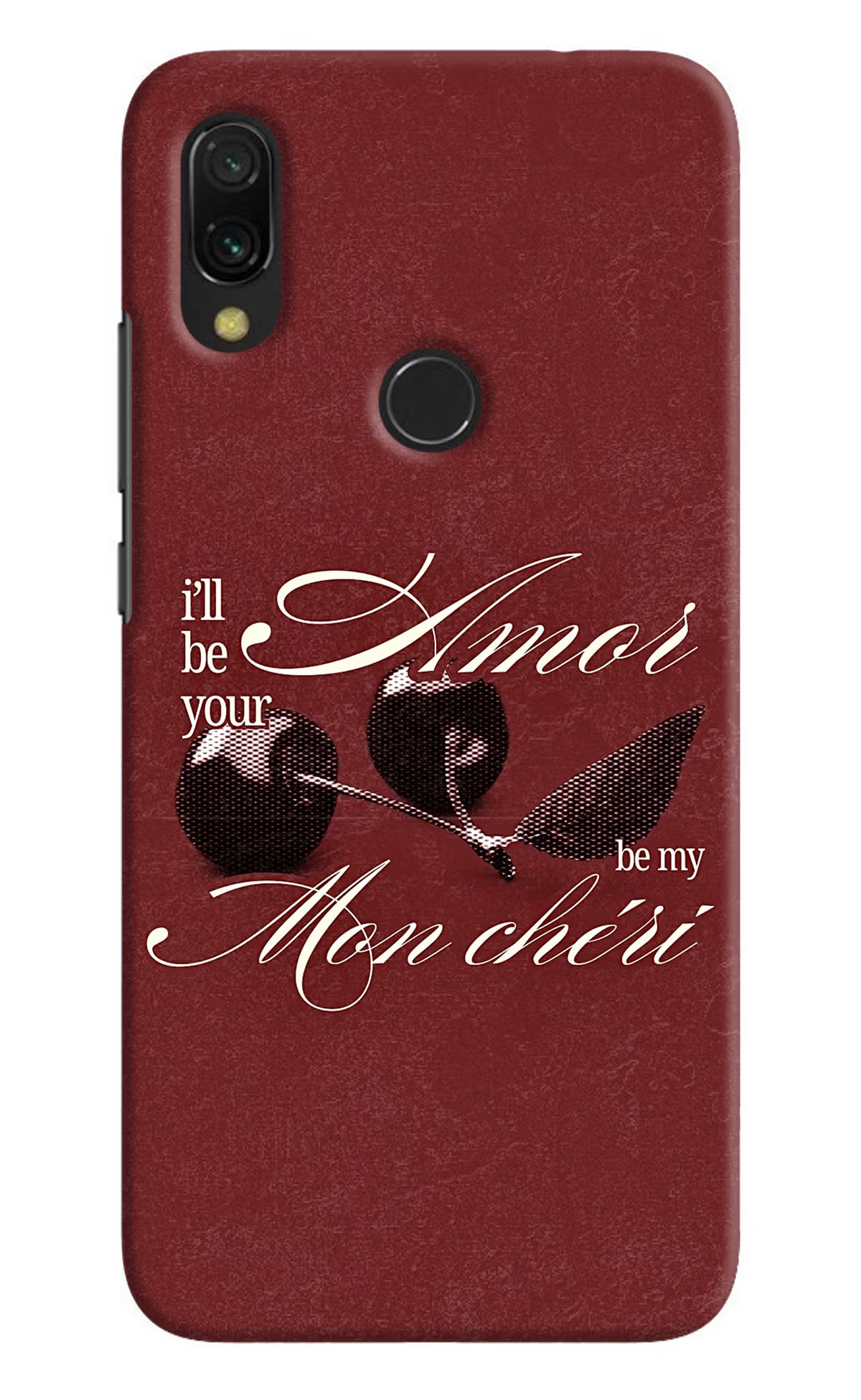 Velvet Cherry Redmi 7 Back Cover