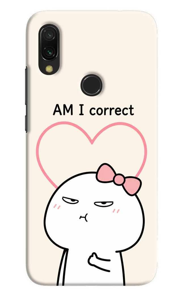 Always Right Redmi 7 Hard Case Back Cover by Casekaro
