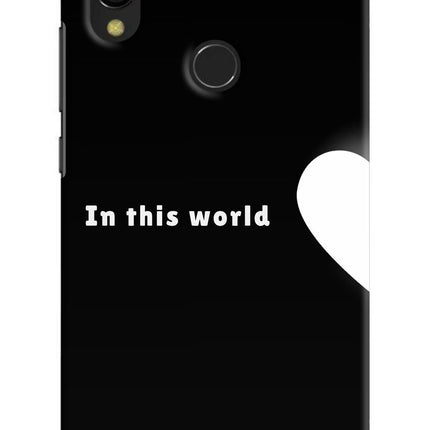 This World Redmi 7 Hard Case Back Cover by Casekaro