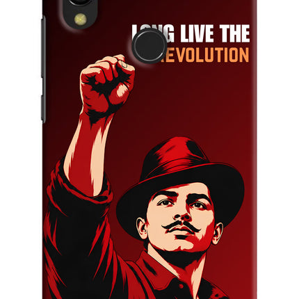 Bhagat Singh Revolution Redmi 7 Hard Case Back Cover by Casekaro