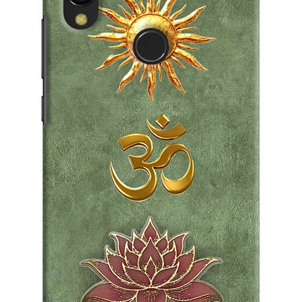 Om & Lotus Redmi 7 Back Cover