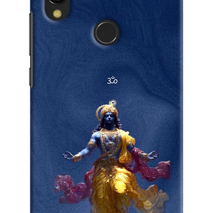 Cosmic Krishna Redmi 7 Hard Case Back Cover by Casekaro