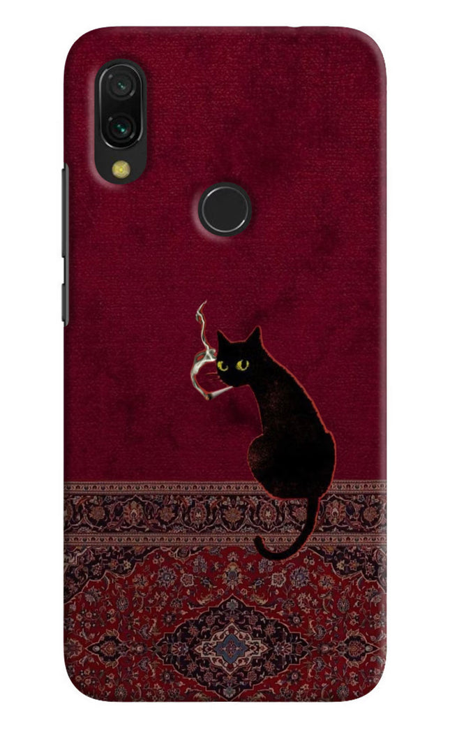 Midnight Cat Redmi 7 Hard Case Back Cover by Casekaro