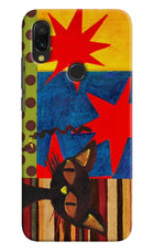 Pop Cat Redmi 7 Hard Case Back Cover by Casekaro