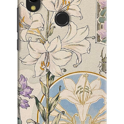 White Lily Redmi 7 Hard Case Back Cover by Casekaro