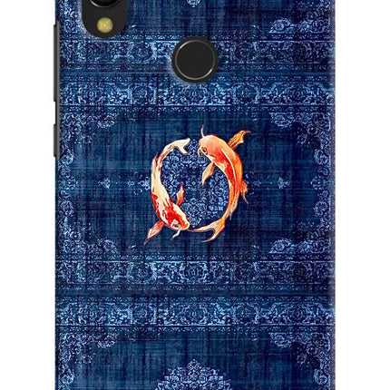 Koi Blue Redmi 7 Hard Case Back Cover by Casekaro