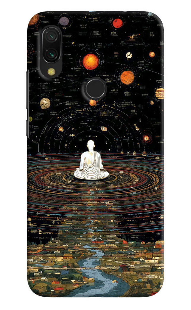 Space Monk Redmi 7 Hard Case Back Cover by Casekaro