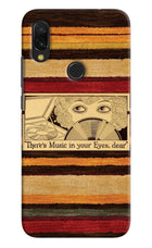 Vinyl Stripes Redmi 7 Hard Case Back Cover by Casekaro
