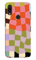 Wavy Grid Redmi 7 Hard Case Back Cover by Casekaro