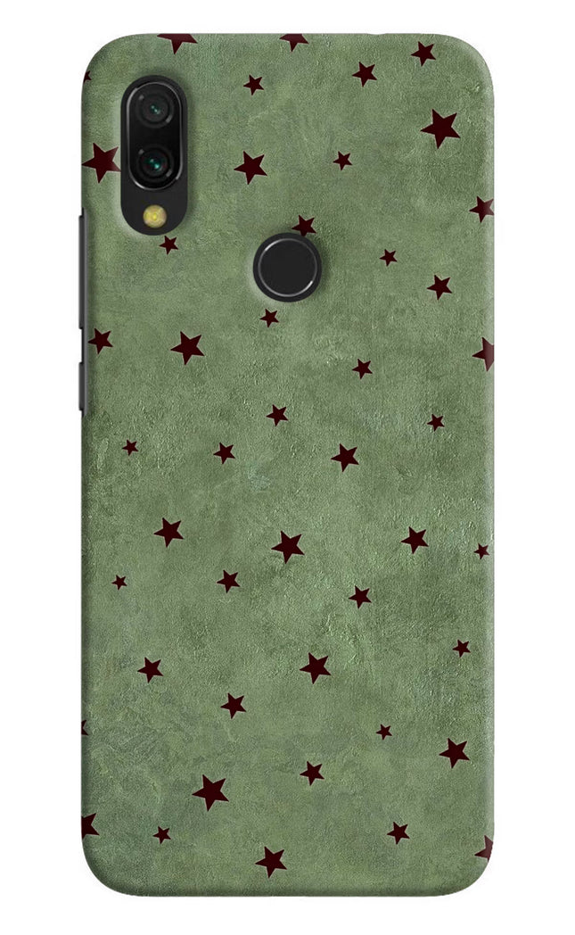 Green Stars Redmi 7 Hard Case Back Cover by Casekaro
