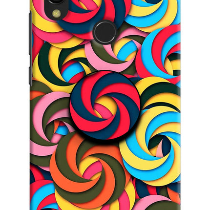 Spiral Pattern Redmi 7 Pop Case by Casekaro