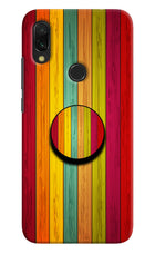 Multicolor Wooden Redmi 7 Pop Case by Casekaro