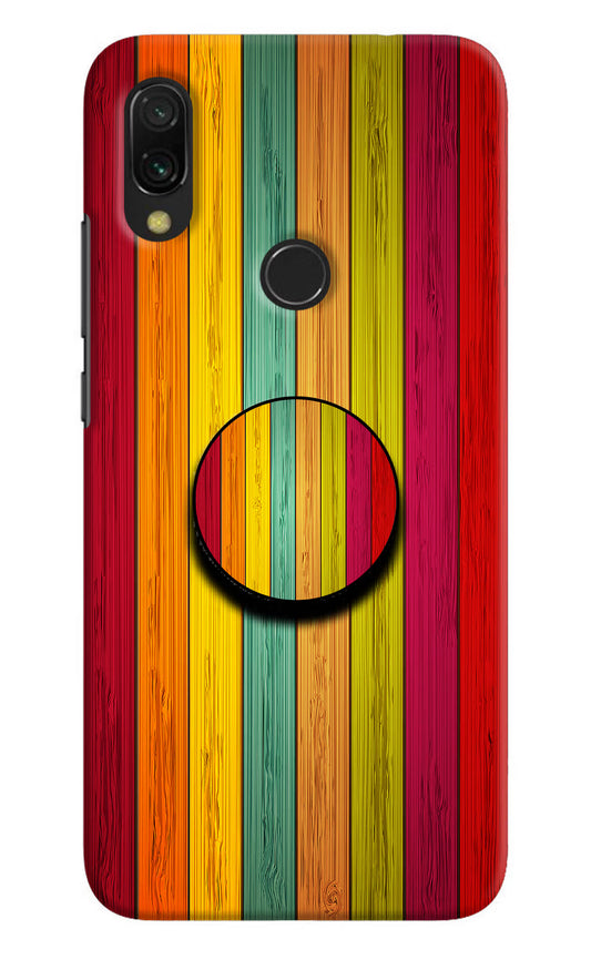 Multicolor Wooden Redmi 7 Pop Case by Casekaro