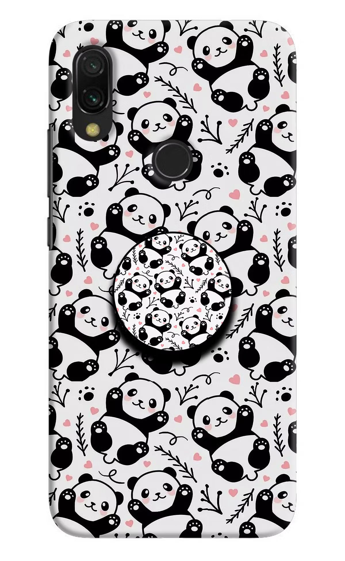 Cute Panda Redmi 7 Pop Case by Casekaro