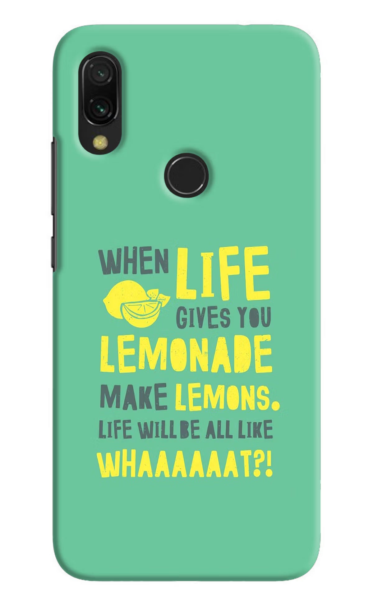 Quote Redmi Y3 Hard Case Back Cover by Casekaro