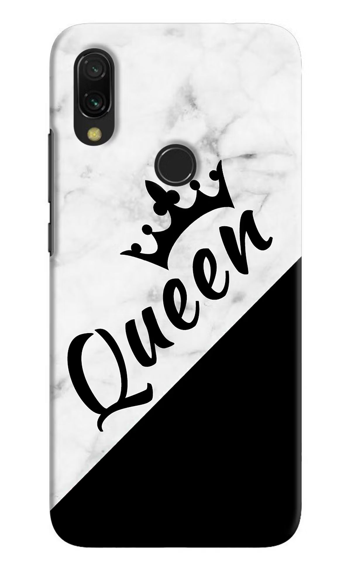 Queen Redmi Y3 Hard Case Back Cover by Casekaro
