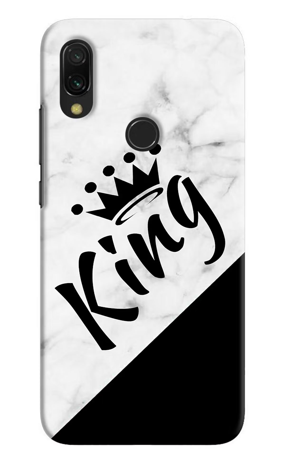 King Redmi Y3 Hard Case Back Cover by Casekaro