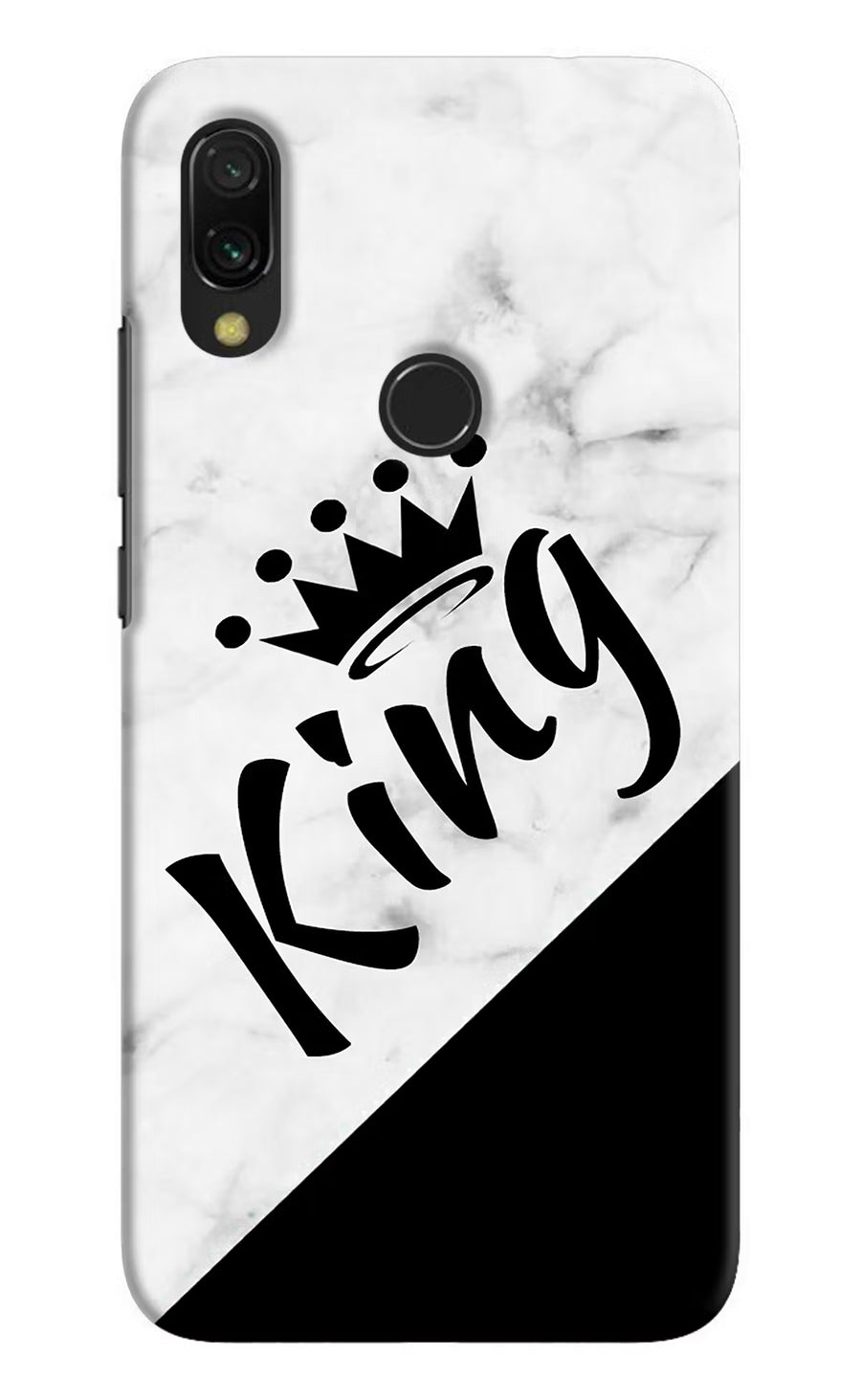 King Redmi Y3 Back Cover, Hard case
