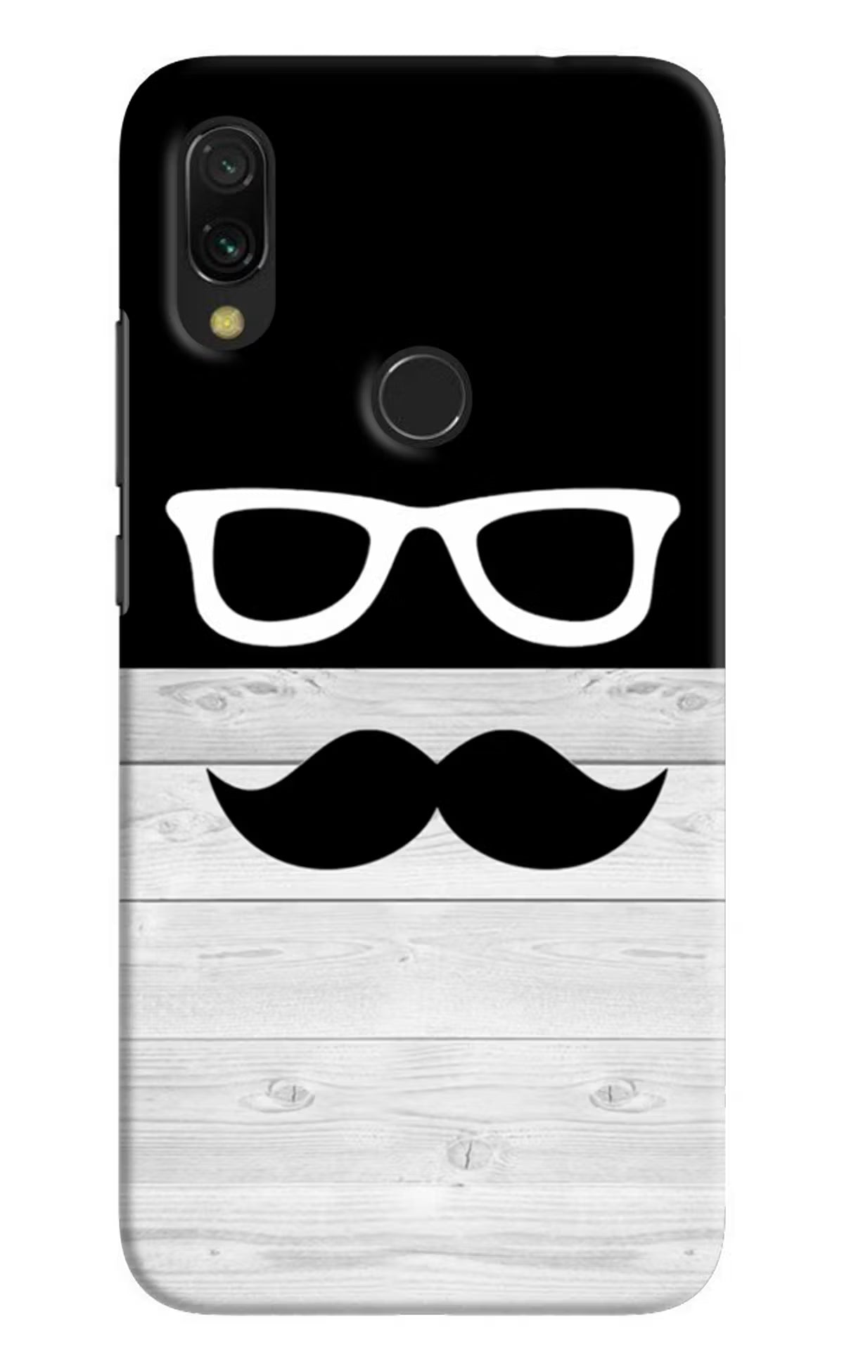 Mustache Redmi Y3 Hard Case Back Cover by Casekaro