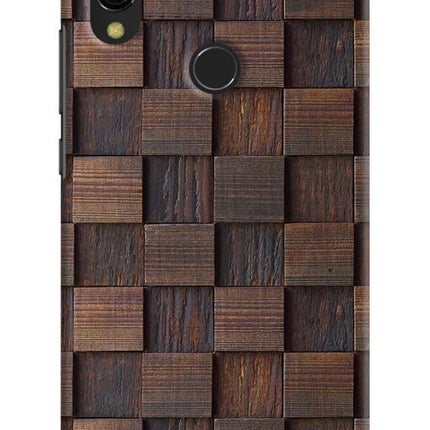 Wooden Cube Design Redmi Y3 Hard Case Back Cover by Casekaro