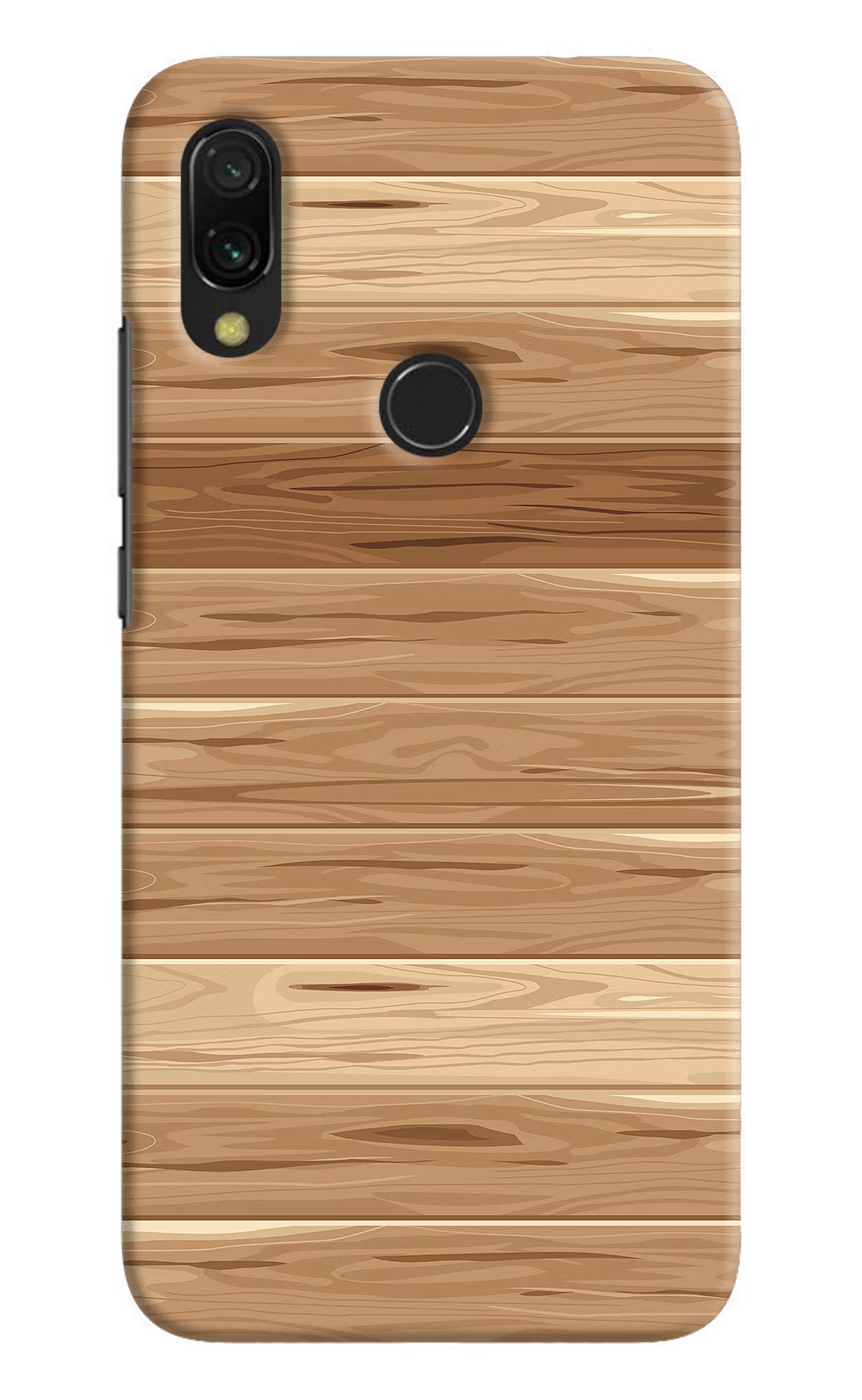 Wooden Vector Redmi Y3 Hard Case Back Cover by Casekaro