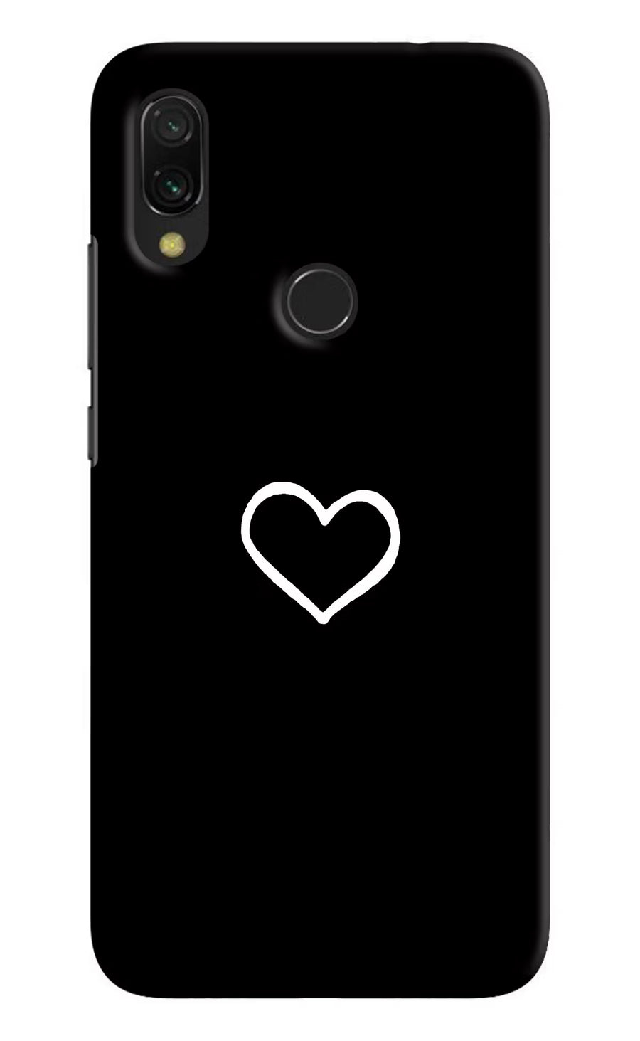 Heart Redmi Y3 Back Cover, Hard case