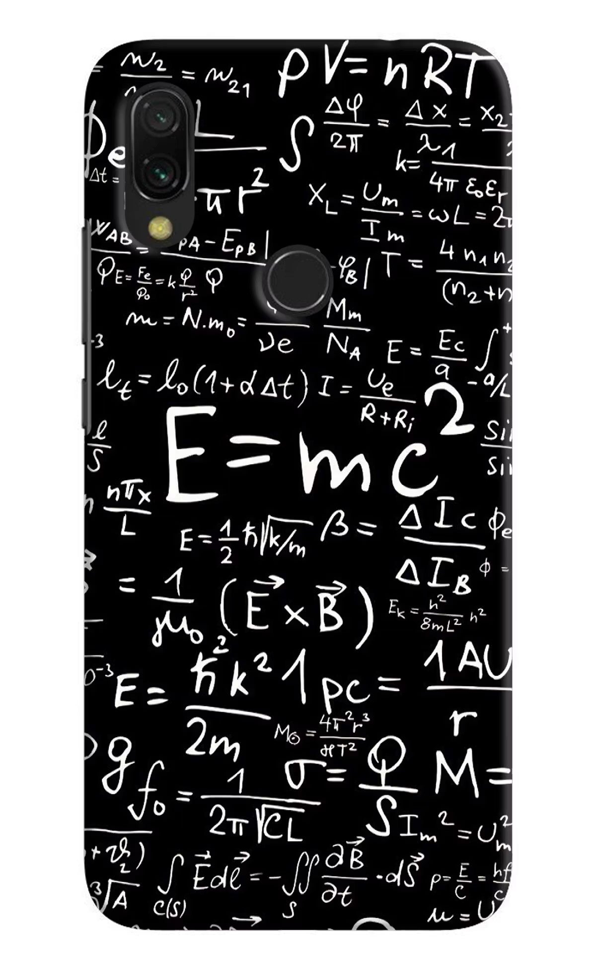 Physics Formula Redmi Y3 Hard Case Back Cover by Casekaro