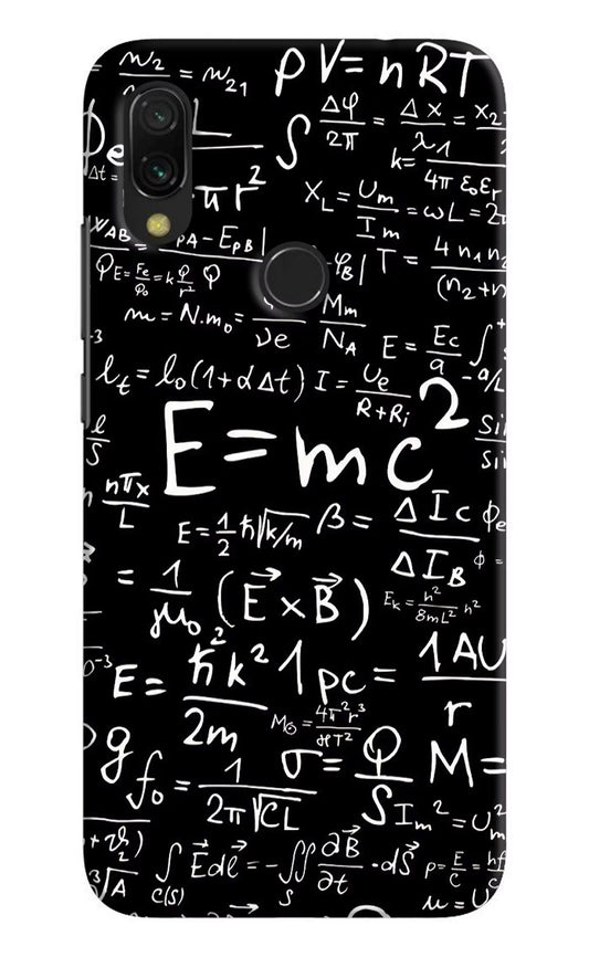 Physics Formula Redmi Y3 Hard Case Back Cover by Casekaro