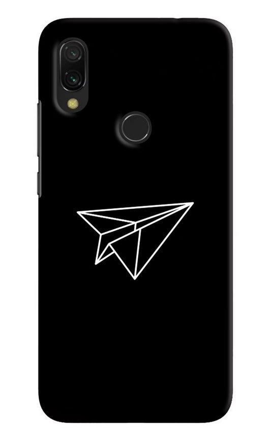Paper Plane White Redmi Y3 Hard Case Back Cover by Casekaro