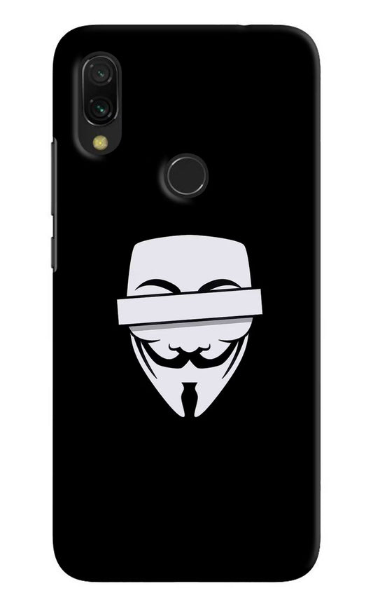 Anonymous Face Redmi Y3 Hard Case Back Cover by Casekaro