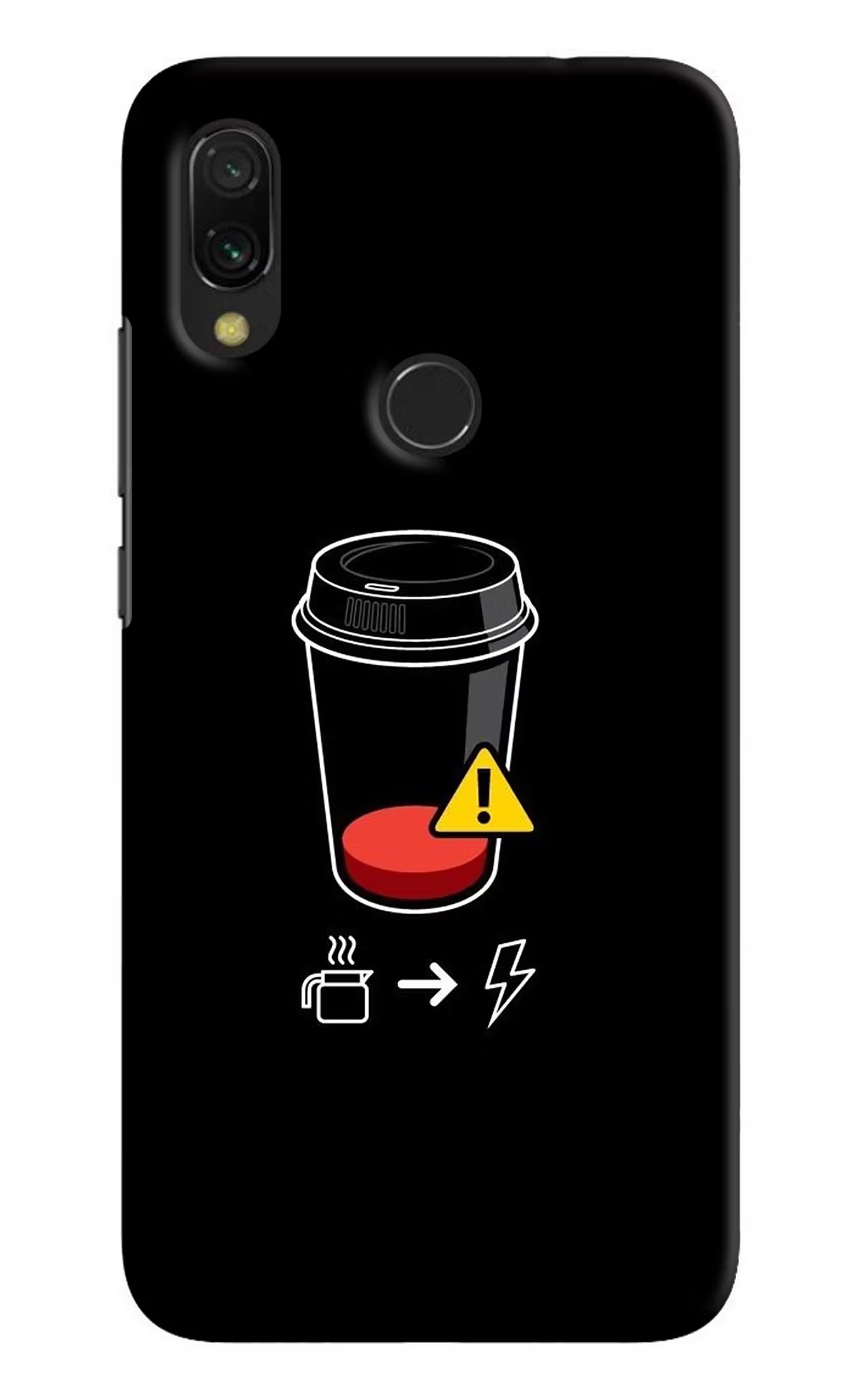 Coffee Redmi Y3 Hard Case Back Cover by Casekaro