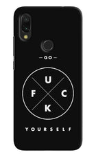 Go Fuck Yourself Redmi Y3 Hard Case Back Cover by Casekaro