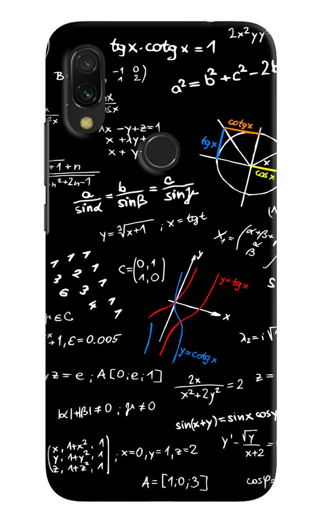 Mathematics Formula Redmi Y3 Hard Case Back Cover by Casekaro