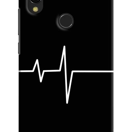 Heart Beats Redmi Y3 Hard Case Back Cover by Casekaro