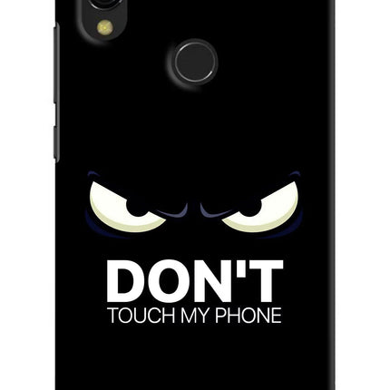 Don'T Touch My Phone Redmi Y3 Hard Case Back Cover by Casekaro