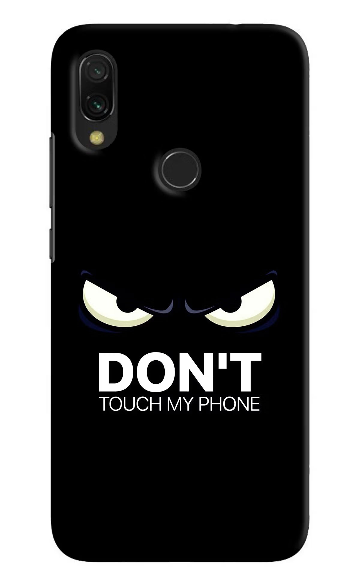 Don'T Touch My Phone Redmi Y3 Hard Case Back Cover by Casekaro