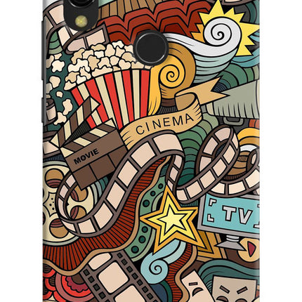 Cinema Abstract Redmi Y3 Hard Case Back Cover by Casekaro