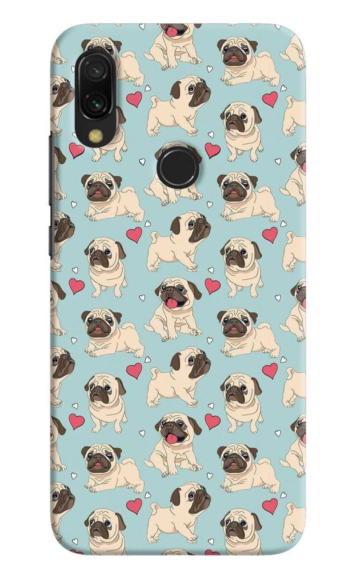Pug Dog Redmi Y3 Hard Case Back Cover by Casekaro