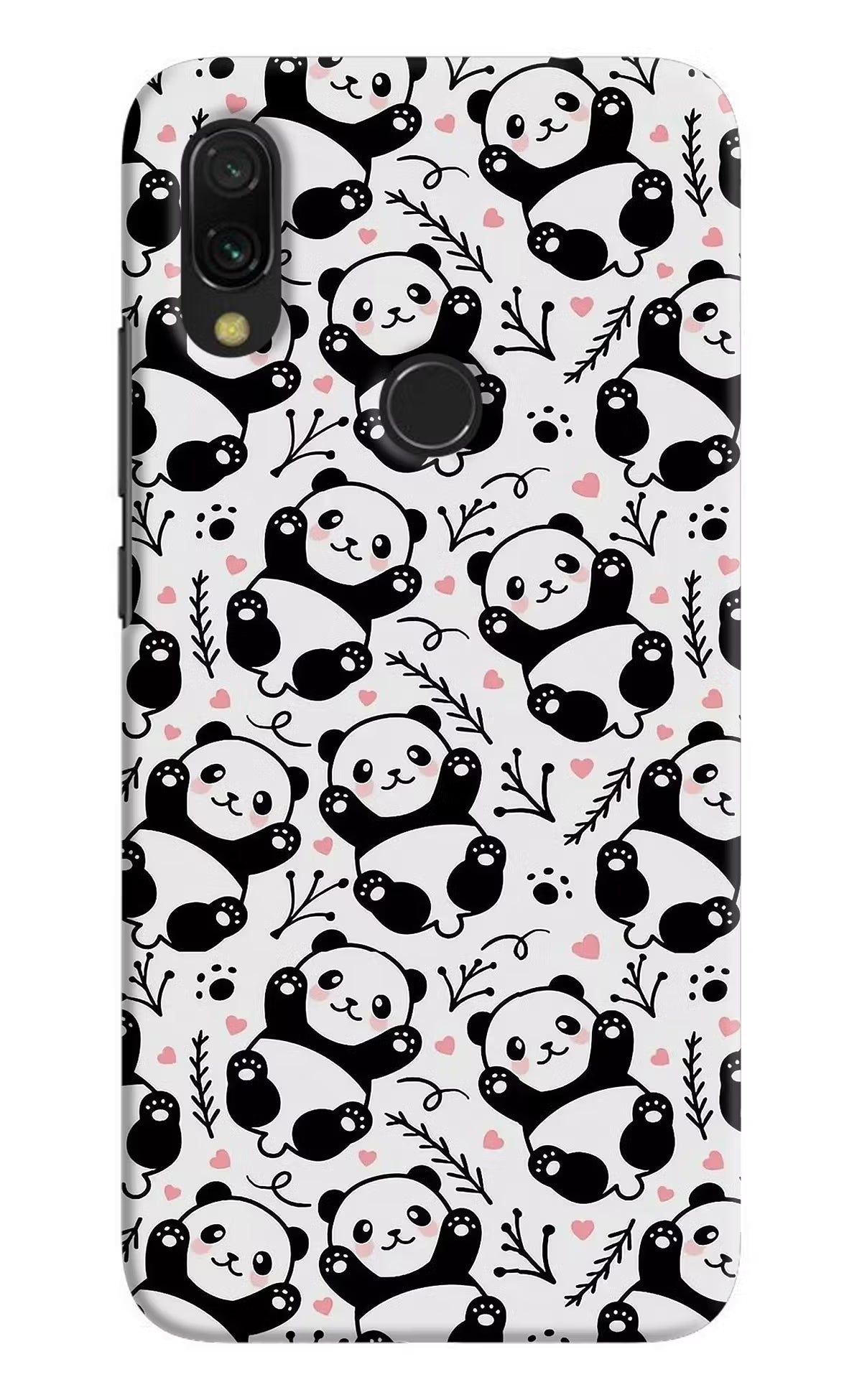 Cute Panda Redmi Y3 Hard Case Back Cover by Casekaro