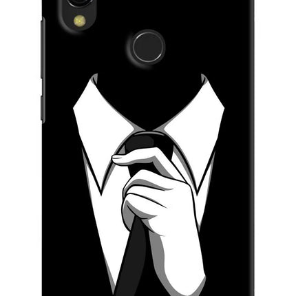 Black Tie Redmi Y3 Hard Case Back Cover by Casekaro